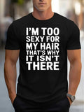 Black Fun Trendy Printed Slogan Comfortable Casual Heavy Weight T-shirt Same Style Men's 2026 Summer Short sleeved Printed T-shirt 180G